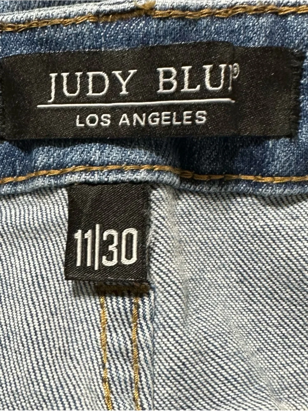 Judy Blue High Waist Lemon Patch Skinny Jeans Distressed 11/30